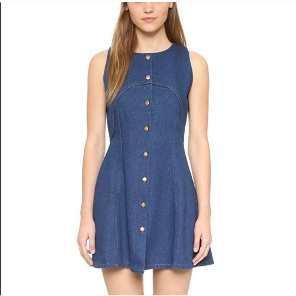 J.O.A. Indigo Denim Dress